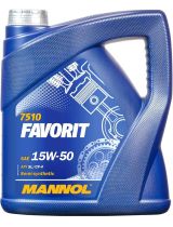 Моторное масло MANNOL MN7510-4 Favorit 15W-50 SL/CF-4 4л