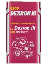 Трансмиссионное масло MANNOL MN8206-4ME ATF Dexron III 4л METAL