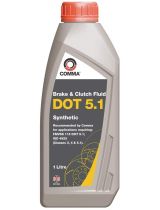 COMMA BF51L Тормозная жидкость DOT 5.1 Brake Fluid 1л
