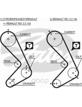 GATES 5059XS Ремень ГРМ