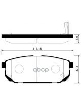 HSB HP1018 Колодки дисковые задние