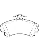 Valeo 301493 Колодки дисковые