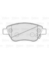 Valeo 301825 Колодки дисковые