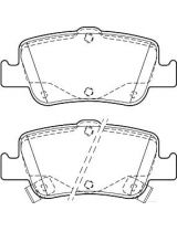 Valeo 302156 Колодки дисковые задние