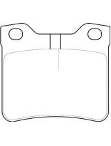 Valeo 301063 Колодки дисковые задние