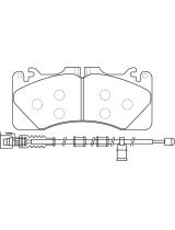 NiBK PN1856W Колодки дисковые