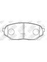 NiBK PN3473 Колодки дисковые