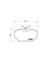 BREMBO P44009 Колодки дисковые