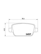BREMBO P44017 Колодки дисковые