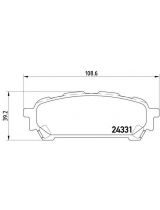 BREMBO P78014 Колодки дисковые