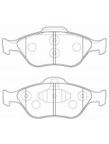 Akebono AN686K Колодки дисковые