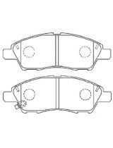 Akebono AN761WK Колодки дисковые