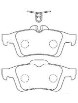 Akebono AN718K Колодки дисковые