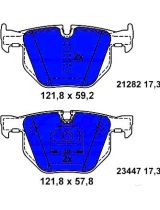 ATE 13.0460-7232.2 Колодки дисковые задние