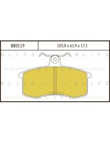 BLITZ BB0119 Колодки дисковые