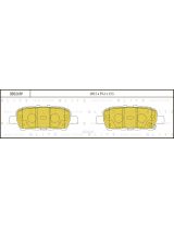 BLITZ BB0269P Колодки дисковые