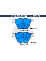 GALFER B1-G120-1076-2 Колодки дисковые 4 шт