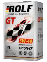 Моторное масло ROLF 322229 GT SAE 5W-40, API SN/CF 4л