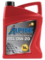 Моторное масло ALPINE 0100192 RSL 0W-20 5л