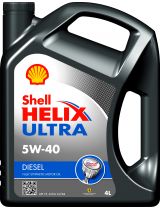 Моторное масло SHELL 550040558 Helix Diesel Ultra 5W-40 4л