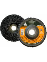 Русский мастер РМ-73960 Диск для снятия ржавчины под УШМ d=125х22мм черный конический (отверстие 22мм)