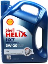 Моторное масло SHELL Helix HX7 Professional AV 5W-30 4л