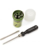 Дело техники 708080 Отвертка цанговая с вставками 8 шт. 110 мм Шлиц 6,5,3 мм