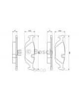 BOSCH 0 986 466 751 Колодки дисковые