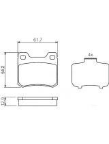 BOSCH 0 986 466 874 Колодки дисковые