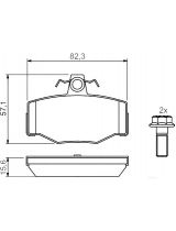 BOSCH 0 986 460 993 Колодки дисковые