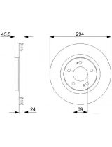 BOSCH 0 986 479 372 Тормозной диск