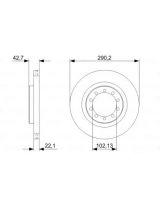 BOSCH 0 986 479 343 Тормозной диск