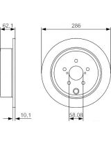 BOSCH 0 986 479 A10 Тормозной диск