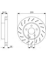 BOSCH 0 986 479 331 Тормозной диск