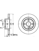 ATE 24.0110-0269.1 Тормозной диск