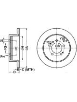 ATE 24.0110-0330.1 Тормозной диск