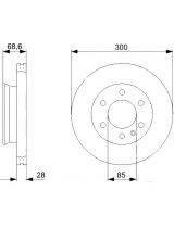 BOSCH 0 986 479 294 Тормозной диск