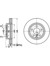 ATE 24.0122-0160.1 Тормозной диск