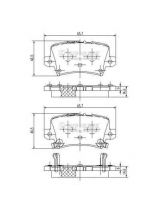 NIPPARTS J3614018 Колодки дисковые 4 шт