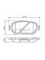 BOSCH 0 986 494 363 Колодки дисковые