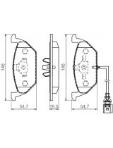 BOSCH 0 986 494 525 Колодки дисковые