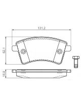 BOSCH 0 986 494 332 Колодки дисковые