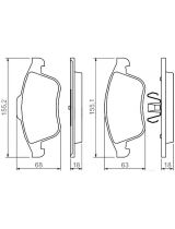 BOSCH 0 986 494 401 Колодки дисковые