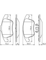 BOSCH 0 986 494 324 Колодки дисковые