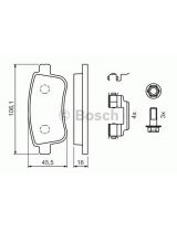 BOSCH 0 986 494 384 Колодки дисковые