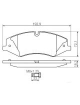 BOSCH 0 986 494 408 Колодки дисковые