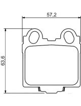 BOSCH 0 986 494 231 Колодки дисковые