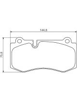 BOSCH 0 986 494 167 Колодки дисковые