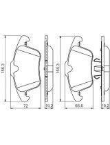 BOSCH 0 986 494 209 Колодки дисковые