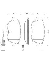 BOSCH 0 986 494 105 Колодки дисковые
